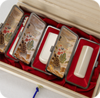 象牙（極上）の会社印鑑3本セット