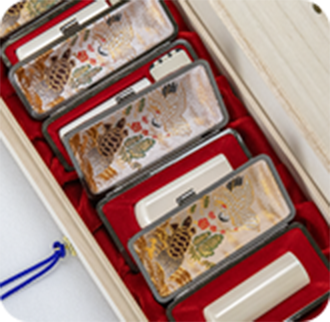 象牙（極上）の会社印鑑4本セット