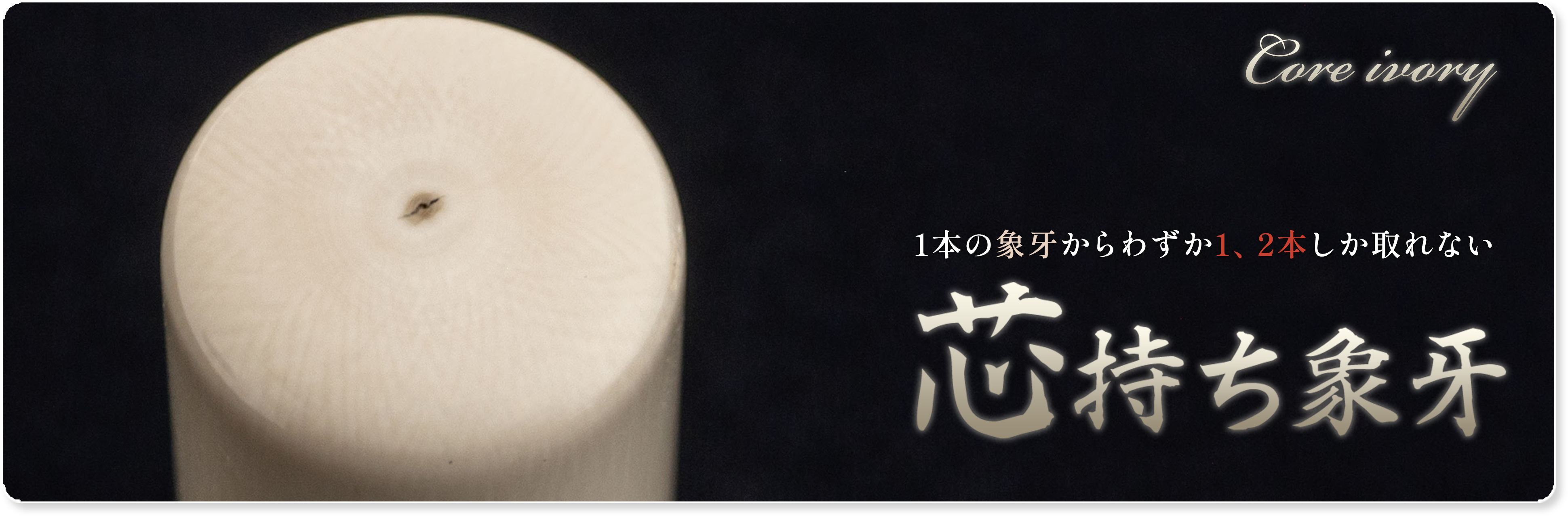 芯持ち象牙印鑑