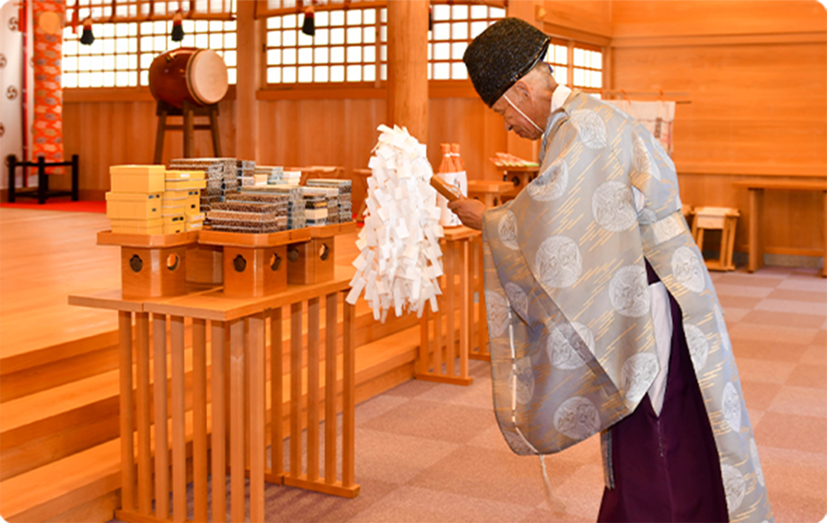 実際のお祓いイメージ