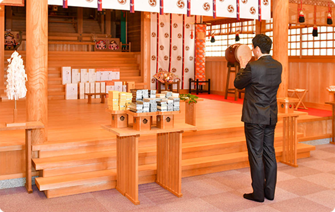 実際のお祓いイメージ