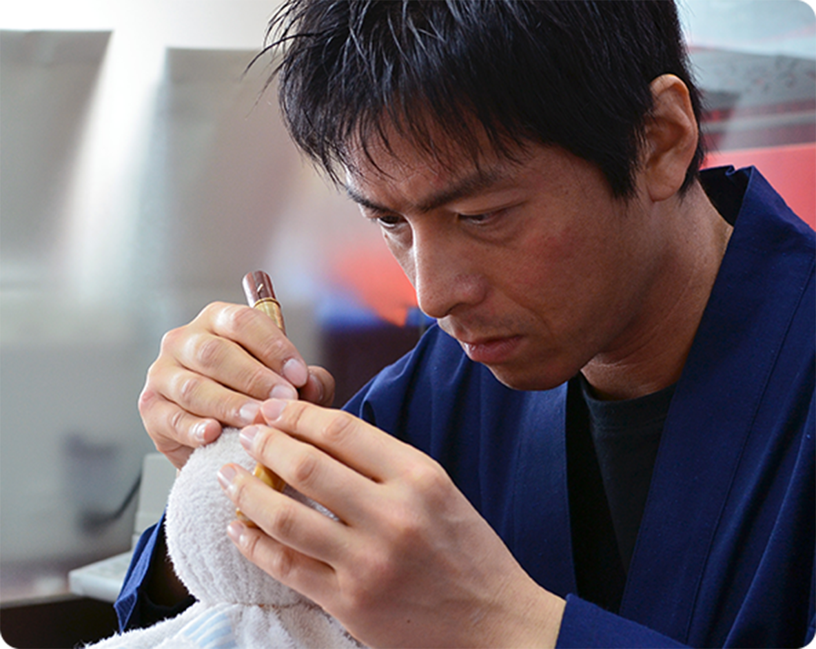 縁起のよい、ありがたい印材を手にすると、気の引き締まる思いです