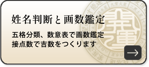 姓名判断と画数鑑定