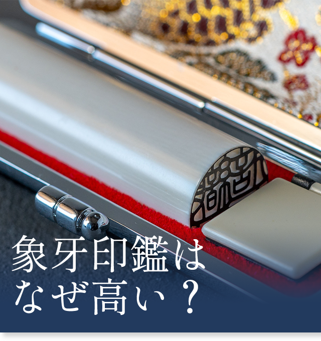 象牙印鑑の縁起とは？
